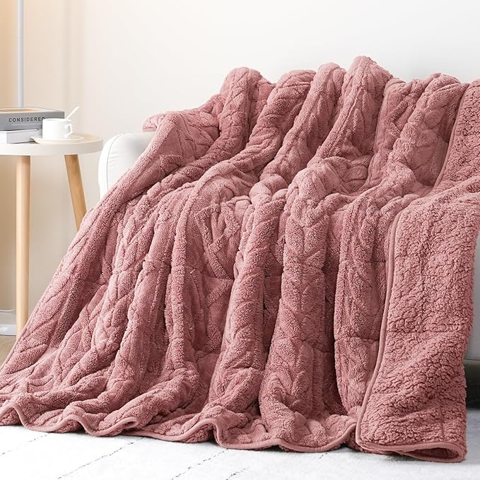 Cottonblue Jacquard Weighted Blanket 20 lbs by Cottonblue