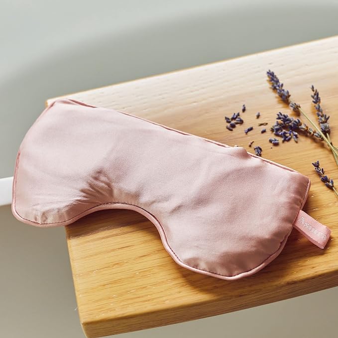 ASUTRA Silk Eye Pillow for Sleep, Light Pink - Image 8