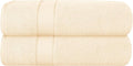 GLAMBURG 700 GSM Premium Cotton 2-Pack Oversized Extra Large Bath Sheet Set by GLAMBURG