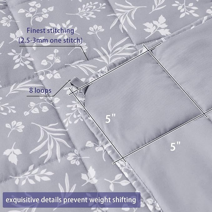 yescool Weighted Blanket for Adults Cooling Heavy Blanket for Sleeping Perfect - Image 5