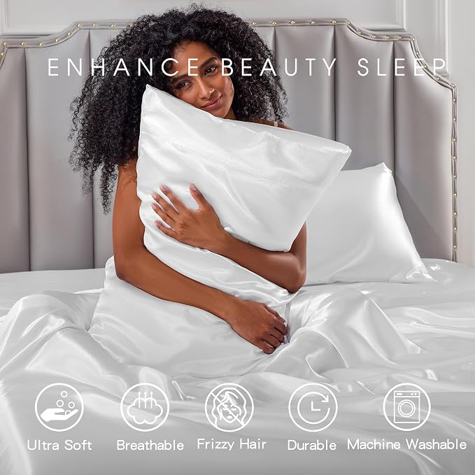 FreshCulture Satin Sheets King Size - Image 7