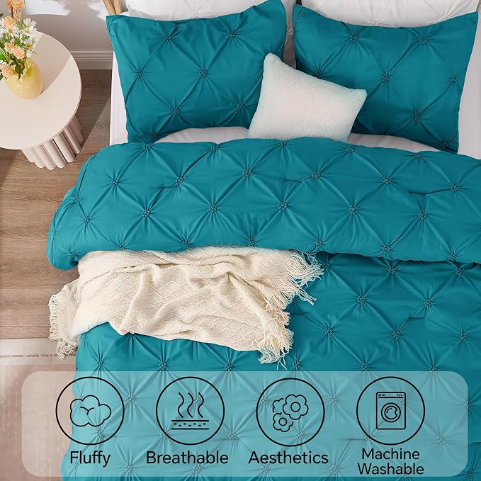 BEDELITE Teal Twin Comforter Set - Image 5
