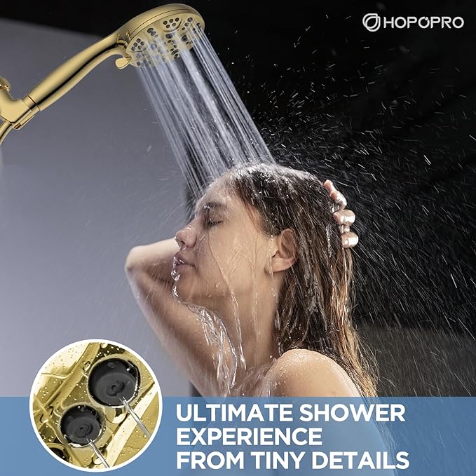 6-Mode High Pressure Handheld Shower Head Set, Consumer Reports Recommended - Image 4