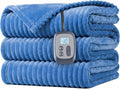 LaffyLo Electric Heated Blanket Full Size 72"x84", Soft Flannel Fabric by LAFFYLO