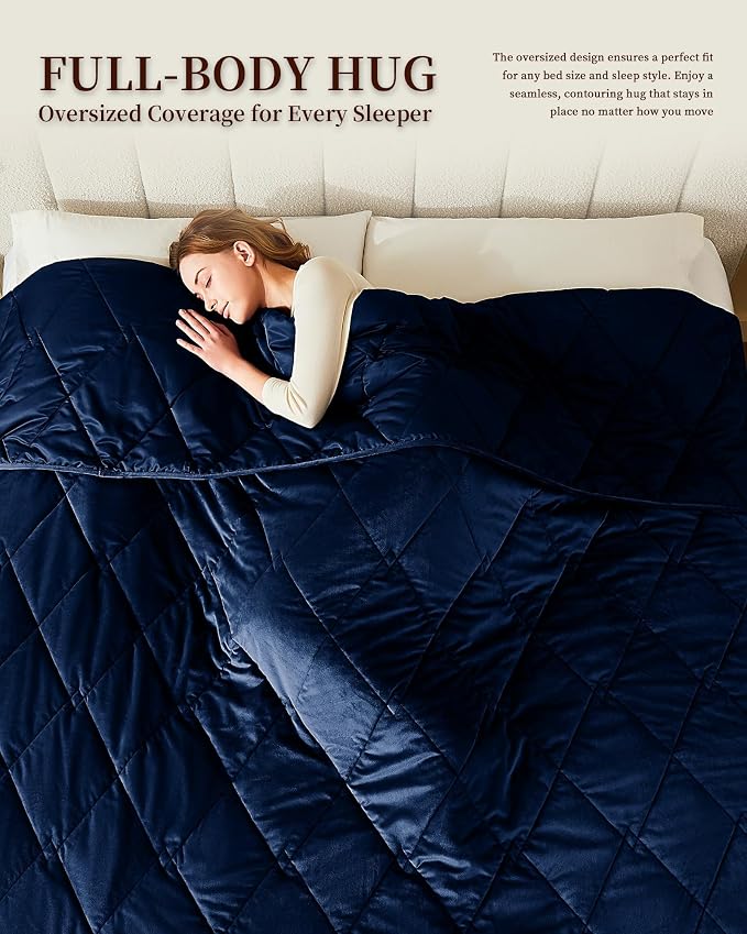 L'AGRATY Queen/King Size Weighted Blanket - Image 7