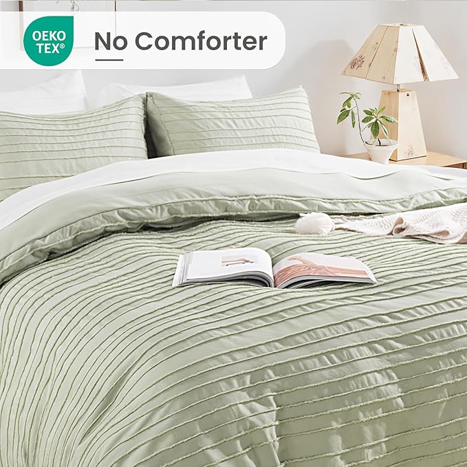 NEXHOME PRO Duvet Cover Queen, 3 Pieces Boho Tufted Duvet Cover Set, Soft and - Image 5