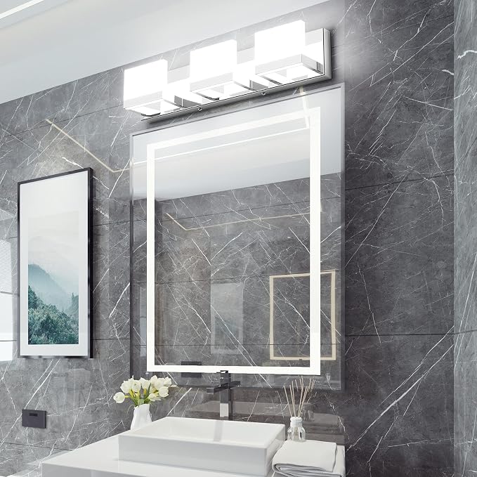 Tipace 3 Lights Dimmable LED Modern Vanity Lights - Image 6