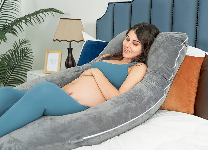 QUEEN ROSE Pregnancy Pillows, U Shaped Full Body Pillow - Image 5