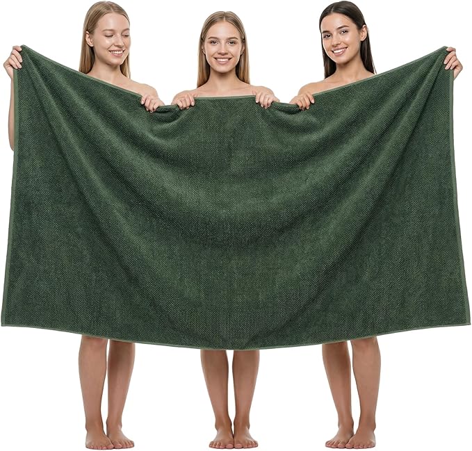 REDKISS Pack of 1 Jumbo Bath Sheet, 40 x 80 Inches Microfiber Oversized Bath by REDKISSOnline