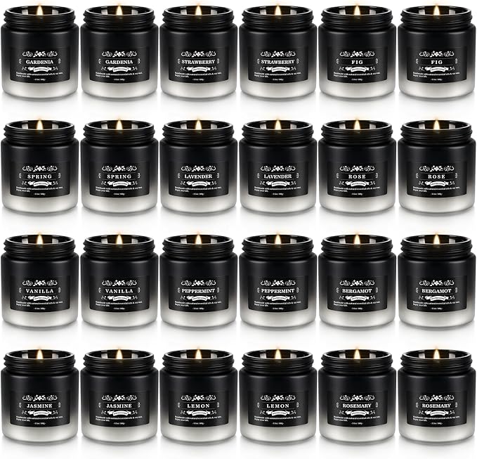 Scented Candle Set 24 Pack, Candle - Image 2