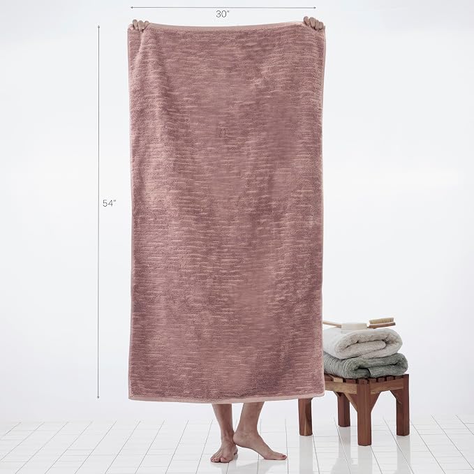 SKL Home CloudSoft 100% Cotton Luxury 6-Piece Towel Set, 600 GSM, Ultra Plush & - Image 3