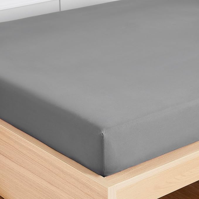 Queen Fitted Sheet Only with Full Elastic & Built in Corner Sheet Straps to - Image 4