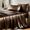 CozyLux Satin Sheets Queen Size Bed Set by CozyLux