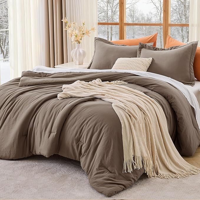 MUXHOMO Full Comforter Sets, All Season Ultra Soft Down Alternative Bedding by MUXHOMO