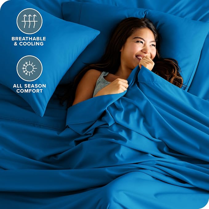 Bare Home Split Head Flex King Sheet Set - Image 4