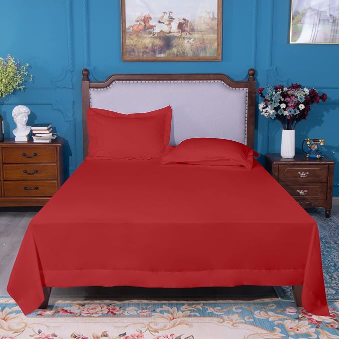 NTBAY California King Flat Sheet Only - Image 4