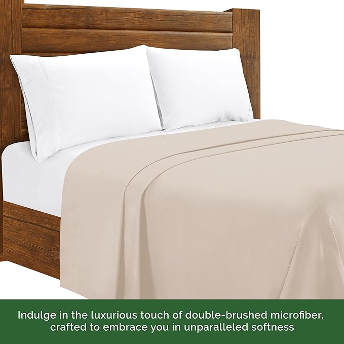 Luxury Flat Sheet on Amazon Elegant Comfort Wrinkle-Free 1500 Premier Hotel - Image 6