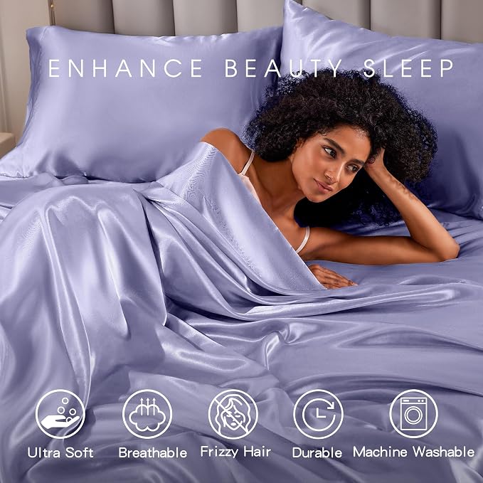 FreshCulture Satin Sheets Full Size - Image 7