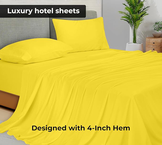 Royale Linens Twin Flat Sheet - Image 2
