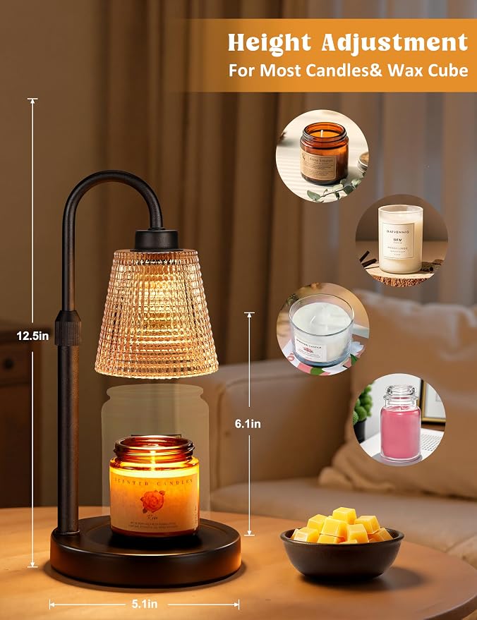 Innqoo Amber Candle Warmer Lamp - Image 3