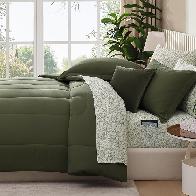 Monbix Queen Comforter Set - Image 3