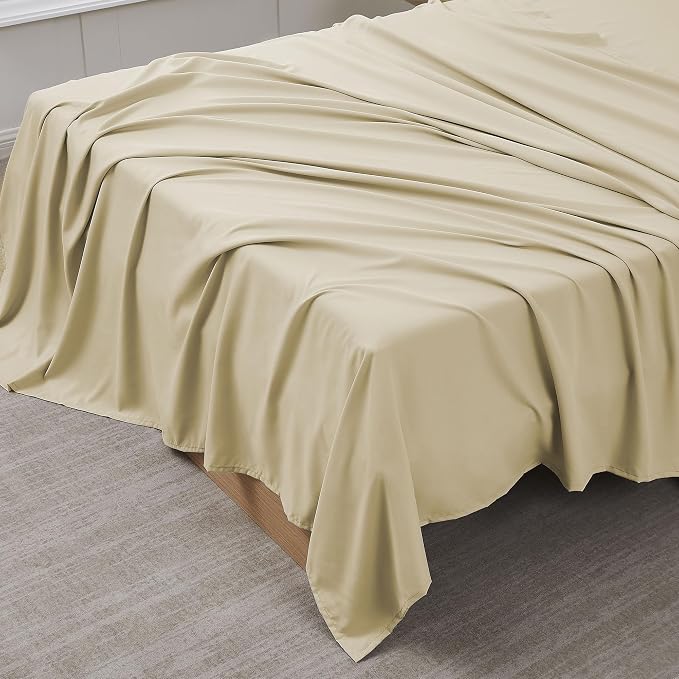 Queen Flat Sheet Only by SweetHomeCollection