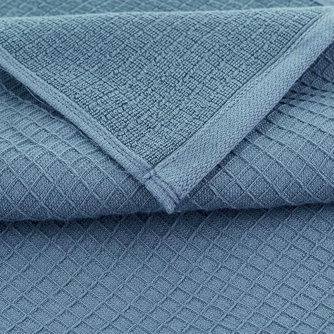 CASA COPENHAGEN Waffle 2Pcs 100% Egyptian Cotton Large Designer Bathsheet - Image 3