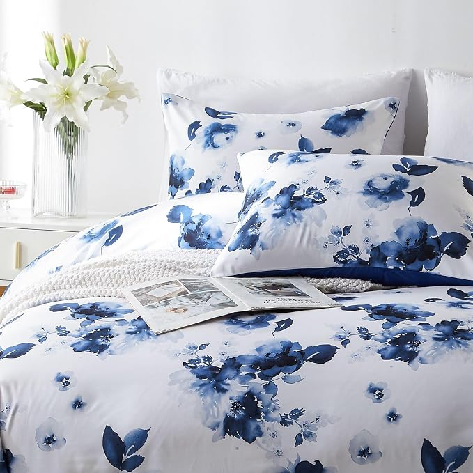 Cupocupa Duvet Cover King Size Set Boho Floral Pattern King Duvet Cover Set - Image 4