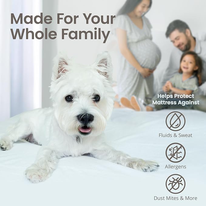 SafeRest Waterproof Mattress Protector California King Size – Absorbent - Image 4