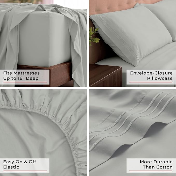 Mellanni King Sheets Set - Image 5