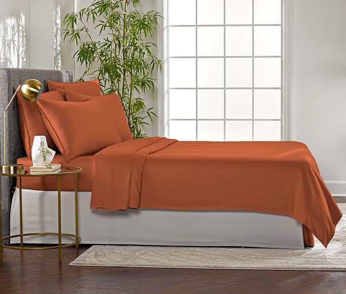 Pure Bamboo King Sheets, Genuine 100% Organic Viscose Derived from Bamboo Bed - Image 4