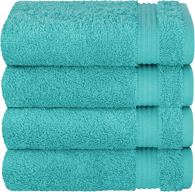 Cotton Paradise Hand Towels for Bathroom, 100% Cotton Turkish 4 Piece Hand - Image 5