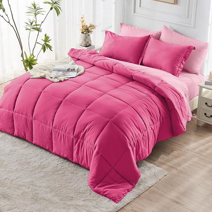 JOLLYVOGUE Twin XL Comforter Set, Ultra-Soft Bed in a Bag Twin XL Size 5 Pieces - Image 8