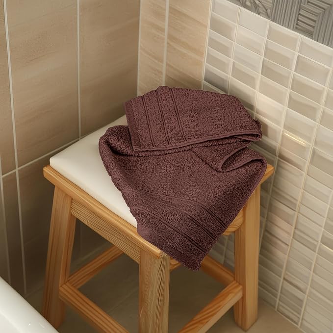 Tens Towels Pack of 6 Hand Towels, 100% Cotton, Lighter Weight, Quick to Dry - Image 8