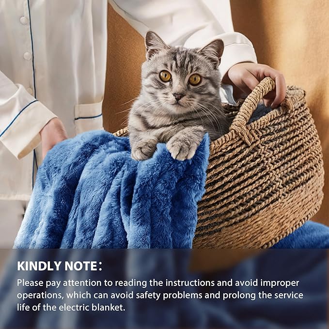 Homemate Electric Heated Blanket Twin Size - Image 6