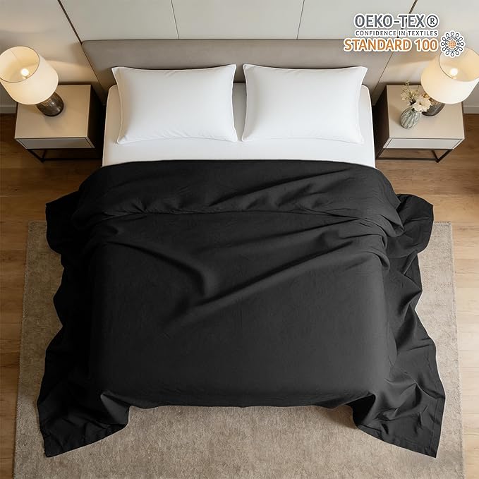 HBHLFZ Twin XL Flat Sheets Only 2 Pack - Image 2