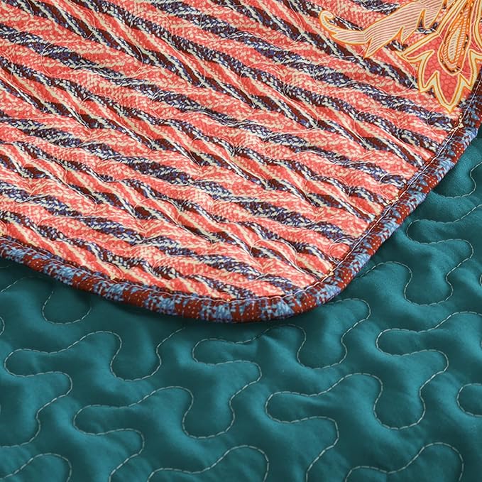 Exclusivo Mezcla 50"x 60" Quilted Throw Blanket- Microfiber Quilt Throw - Image 4
