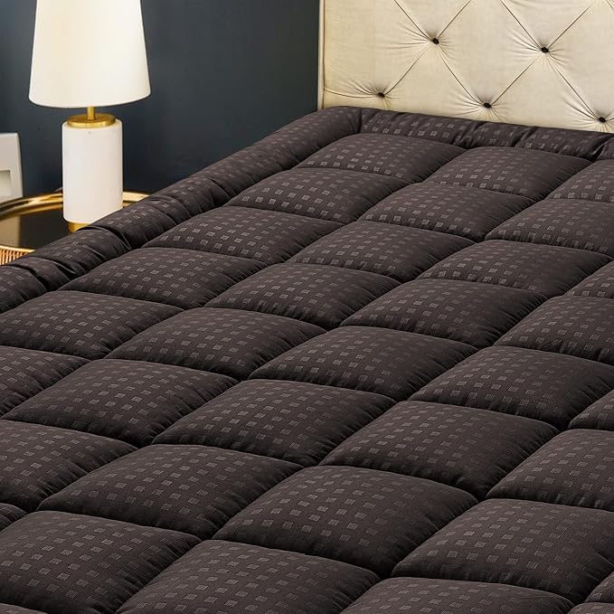 HYLEORY Twin Mattress Pad Quilted Fitted Mattress Protector Cooling Pillow Top by HYLEORY-YourBeddingExpert