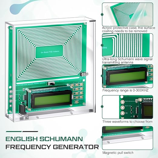 Relaxweex Adjustable Frequency Generator 0.1hz-200khz Schumann Sine Wave - Image 3