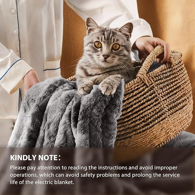 Homemate Heated Blanket Electric Throw - Image 6