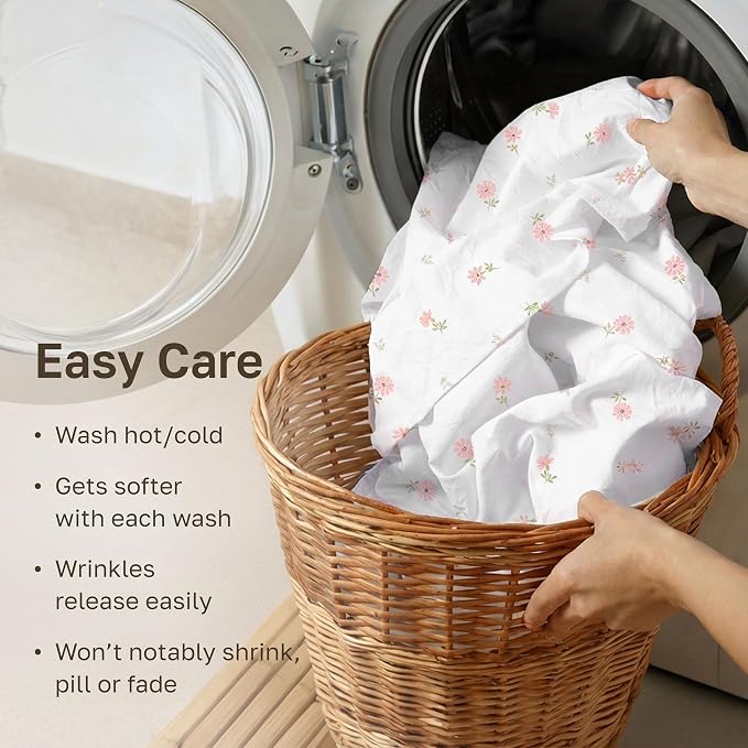 California Design Den Soft 100% Cotton King Size Bed Sheets Set, 400 Thread - Image 7