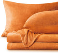 BEDELITE Flannel Sheets Queen Size Burnt Orange by BEDELITE