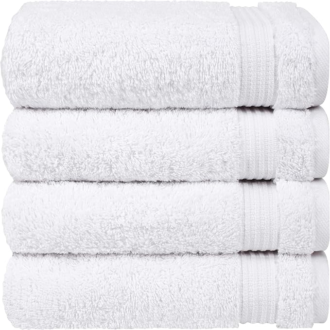 Cotton Paradise Hand Towels for Bathroom, 100% Cotton Turkish 4 Piece Hand - Image 5