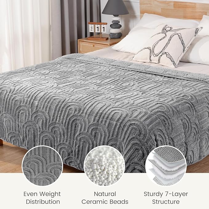 Sherpa Fleece Adult Weighted Blanket Great - Image 5
