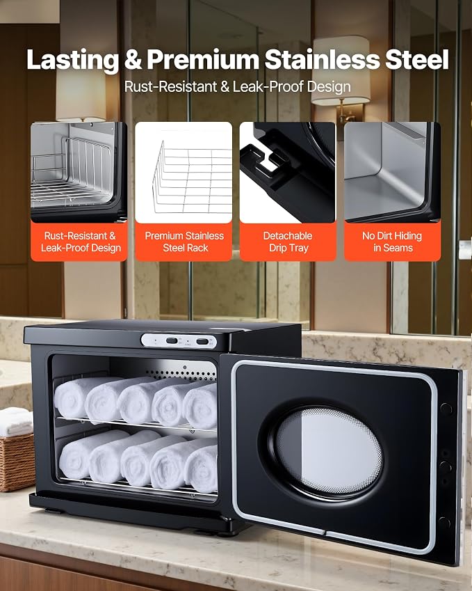 VEVOR Hot Towel Warmer, 23L Large Towel Warmer Cabinet - Image 4