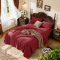 LBRO2M 1000 Thread Count 100% Egyptian Cotton Sheets Set Queen Size, 4 Piece by LBRO2MBedding
