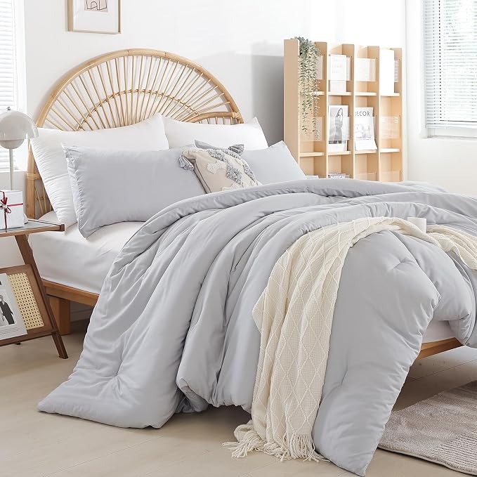 weigelia Grey Queen Comforter Sets - Image 4