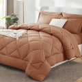 CozyLux Full Size Comforter Sets Pumpkin by CozyLux