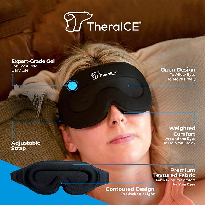 TheraICE Sleep Mask + Cooling Gel Relief - Image 2