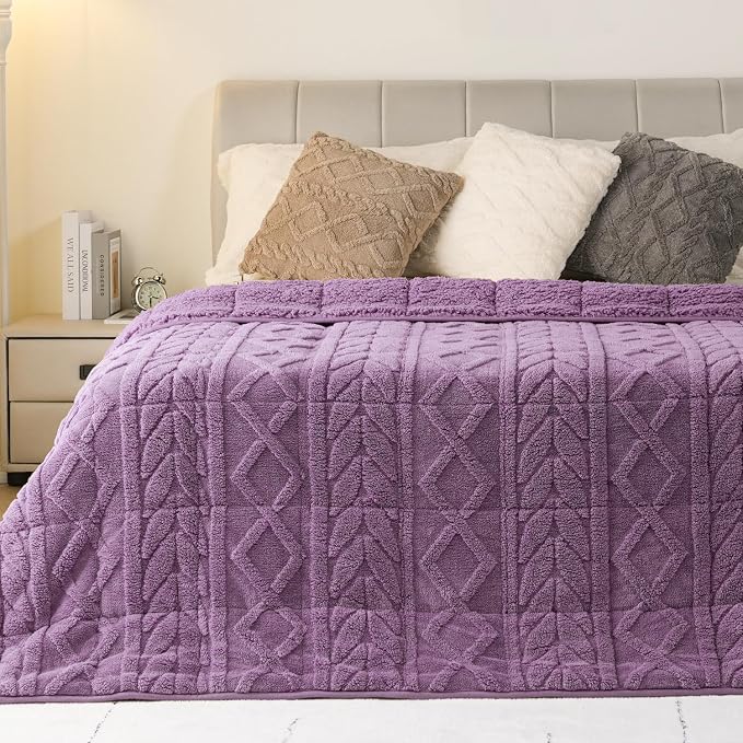 Cottonblue Jacquard Weighted Blanket 15lbs - Image 9